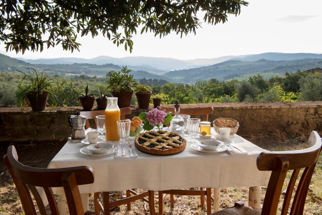 Fattoria Di Caticciano, Elegante Affittacamere Relax E Natura Vicino Firenze Pelago Buitenkant foto